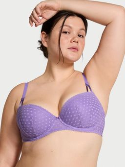 Victoria's Secret - PINK Wink Push-Up Balconette Purple Bra