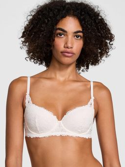 Victoria's Secret - PINK Wink Lightly Lined Balconette White Bra