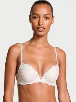 Victoria's Secret - White Dream Angels Lace Push-Up Bra
