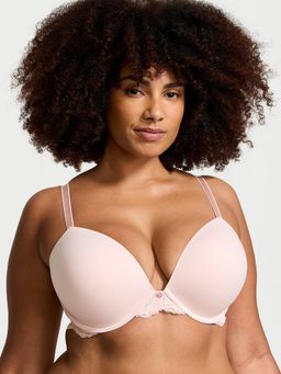 Victoria's Secret - Pink Dream Angels Smooth and Lace Push-Up Bra
