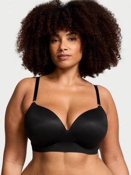 Victoria's Secret - Black Dream Angels Smooth Wireless Push-Up Plunge Bra