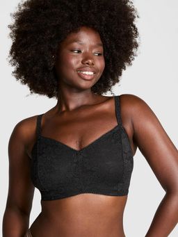 Victoria's Secret - PINK Wink Unlined Scoop Black Bralette