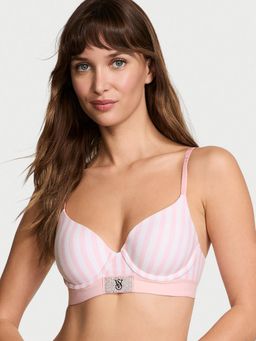 Victoria's Secret - Stripes The T-Shirt Shine Patch Lightly Lined Demi Bra