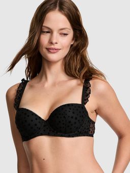 Victoria's Secret - PINK Black Wink Push-Up Balconette Bra