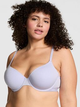 Victoria's Secret - PINK Wear Everywhere Lightly Lined T-Shirt Blue Bra