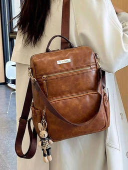 VISMIINTREND - Vegan Leather Backpack for Women