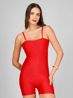 The Active Story - Red Sculpt Backless Jumper Shapewear