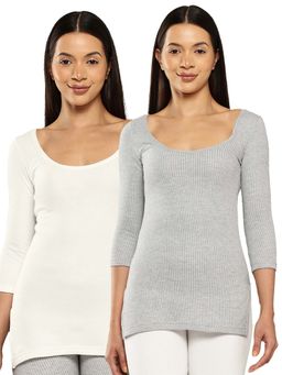 Leading Lady - Women Cotton-Poly Thermal Tops (Pack of 2)