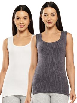 Leading Lady - Women Cotton-Poly Sleeveless Thermal Tops (Pack of 2)