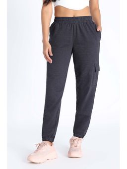 Zivame - 2 Mile Fashion Knit Cotton Joggers - Black Beauty