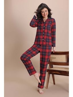 Zivame - Knit Cotton Pyjama and Shirt - Barbadosch1