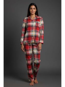 Zivame - Knit Cotton Pyjama and Shirt - Barbadosche