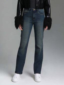 U.S. POLO ASSN. - Blue High Rise Straight Jeans