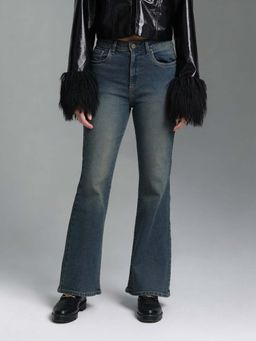 U.S. POLO ASSN. - Blue High Rise Bootcut Fit Jeans