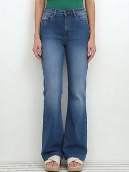 U.S. POLO ASSN. - Blue High Rise Bootcut Fit Jeans