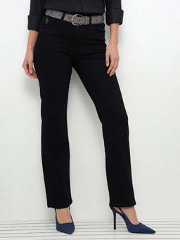 U.S. POLO ASSN. - Black High Rise Straight Jeans