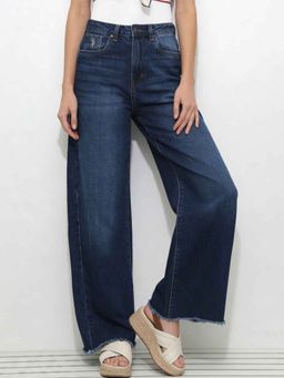 U.S. POLO ASSN. - Blue High Rise Flared Fit Jeans