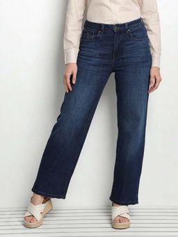 U.S. POLO ASSN. - Blue High Rise Straight Fit Jeans