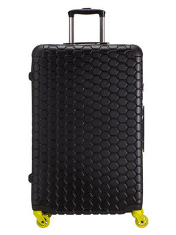 CARPISA - Black Geometric Trolley L - Gotech