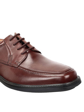 Buy CLARKS Brown Lester Apron Leather 