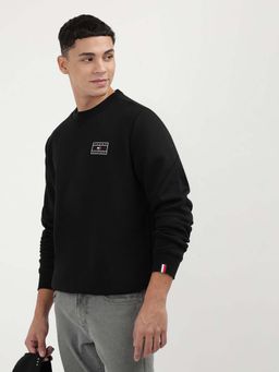 Tommy Hilfiger - Black Solid Sweatshirt