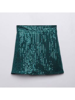 Taffy - Sequins Embellished Knee Length Skirt