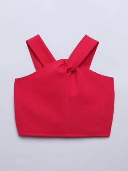 Taffy - Sleeveless Halter Neck Crop Top