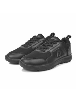 DNINE - Black Pu Round Toe Eva Pair Of Sneakers