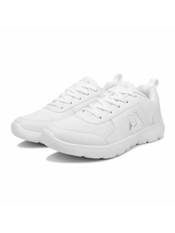 DNINE - White Pu Round Toe Eva Pair Of Sneakers