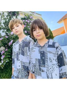 CHERRY CRUMBLE BY NITT HYMAN - Grey Captivating Classical Shirt