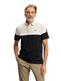 J.Lindeberg - Men's Multi-Color Emil Golf Polo T-Shirt