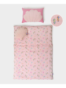 Mi Arcus - Printed Pink Duvet with Pillow (Set of 3)