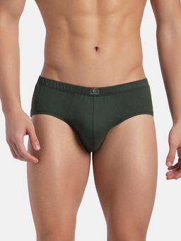 Jockey - 8035 Men Super Combed Cotton Solid Brief - Deep Forest