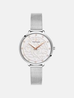 Pierre Lannier - Eolia Women Quartz White Dial Analog Stainless Steel Watch 040J608