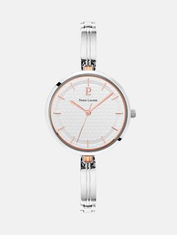 Pierre Lannier - Pretty Women Quartz White Dial Analog Stainless Steel Watch 047K701