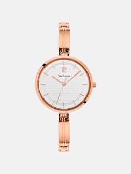 Pierre Lannier - Pretty Women Quartz White Dial Analog Stainless Steel Watch 048M908