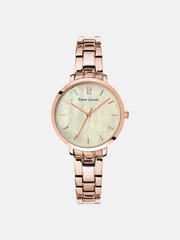 Pierre Lannier - Aura Women Quartz White Dial Analog Stainless Steel Watch 055M999