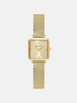 Pierre Lannier - Leonor Women Quartz Gold Dial Analog Mesh Watch 072J542