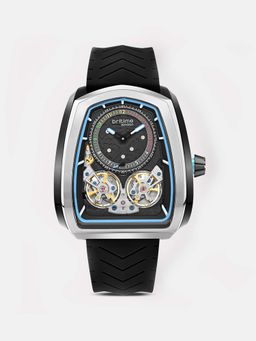 Britime - Aventus Men Automatic Black Dial Analog Silicone Watch 101-P10406