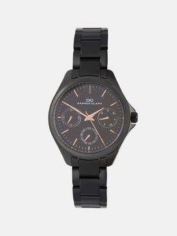 Darren Clark - Women Quartz Black Dial Analog Metal Watch 2012F-M0404