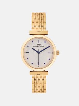 Darren Clark - Women Quartz White Dial Analog Metal Watch 2013C-M0303