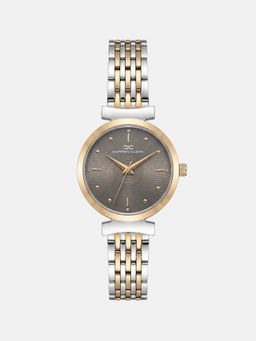 Darren Clark - Women Quartz Grey Dial Analog Metal Watch 2013E-M1315