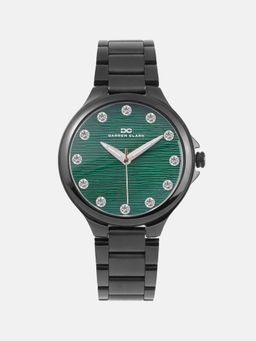 Darren Clark - Women Quartz Green Dial Analog Metal Watch 2014F-M0414