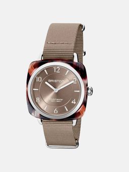 Briston - Women Quartz Taupe Dial Analog Nato Watch 21536.Sa.Ubr.30.Nt