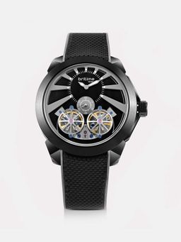 Britime - Vortex Men Automatic Black Dial Analog Silicone Watch 257-P41506