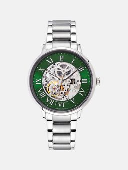 Pierre Lannier - Men Automatic Green Dial Analog Stainless Steel Watch 317B171