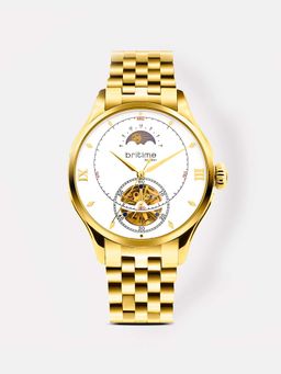 Britime - Men Automatic White Dial Analog Metal Watch 479-M20202