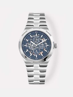 Britime - Atlas Men Automatic Blue Dial Multi-Function Steel Watch 815-M10501