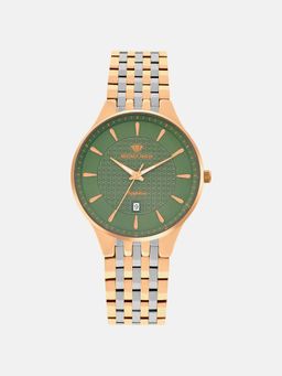 Mont Neo - Men Quartz Green Dial Analog Metal Watch 8503E-M1314