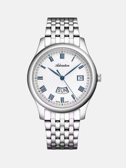 Adriatica - Premiere Men Quartz White Dial Analog Stainless Steel Watch A1025.51B3Q